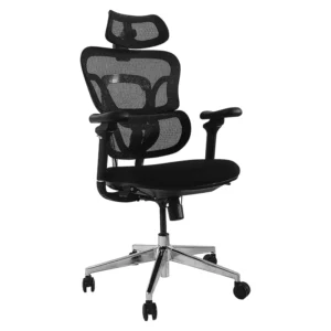 Equip 651053 | 4D Vzglavnik In 3D Nasloni Za Roke | Mrežasto Naslonjalo | Do 150 Kg | Ergonomski Pisarniški Stol