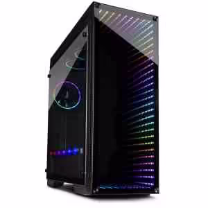 Inter-Tech X-908 Infini2 Gaming Tower | eATX | 2xUSB3.0 | 2xUSB3.0 | Type-C | Kaljeno Steklo | 3x120mm | RGB Ventilatorji | Računalniško Ohišje