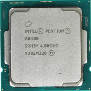 Intel PENTIUM Gold G6400 | LGA 1200 | 2 Jedri 4 Niti | 4,9GHz | TRAY Procesor