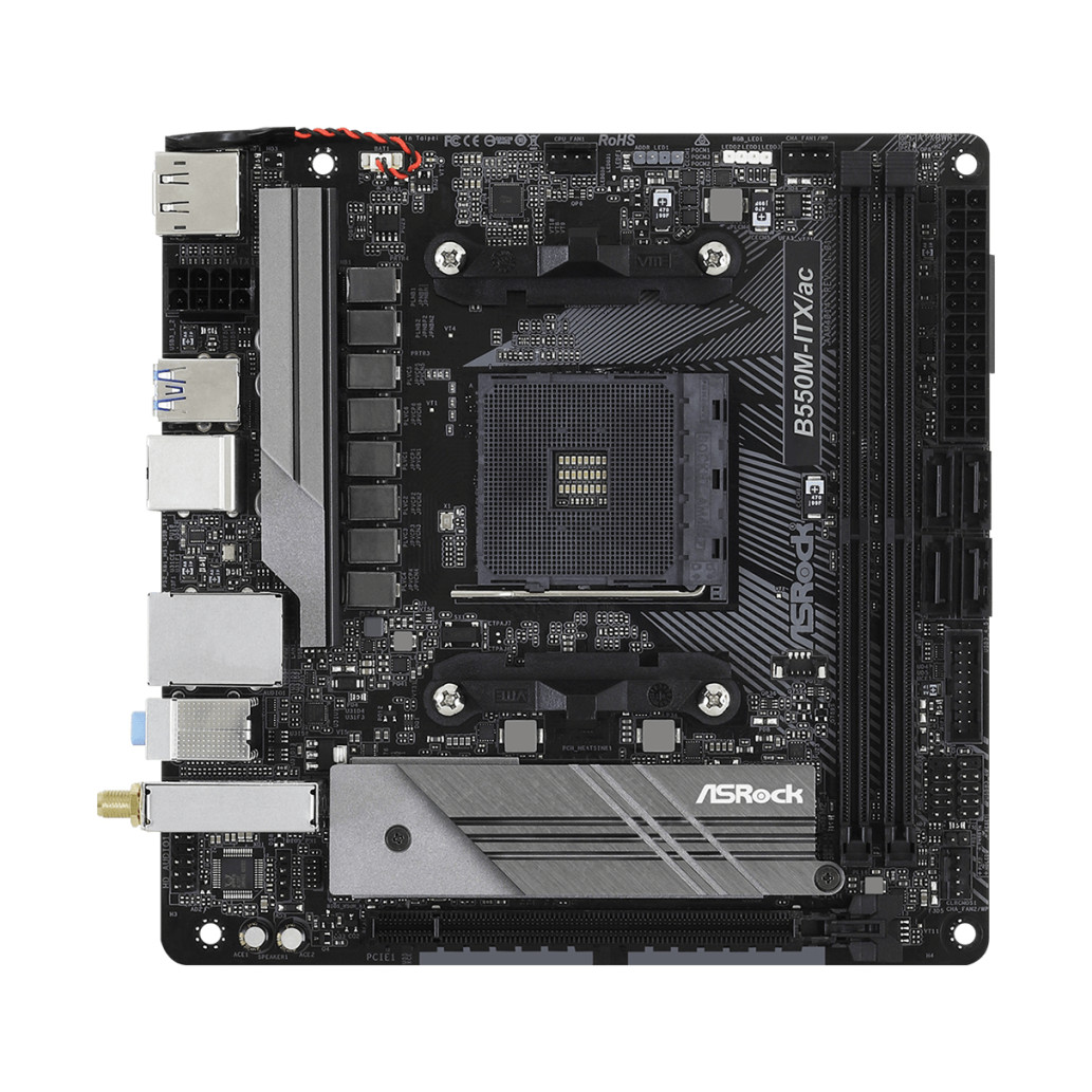 Asrock b550m-itx/ac | am4 | mini-itx | ddr4 | hdmi displayport | matična plošča 1 Mb am4 asrock b550m-itx/ac komponentko
