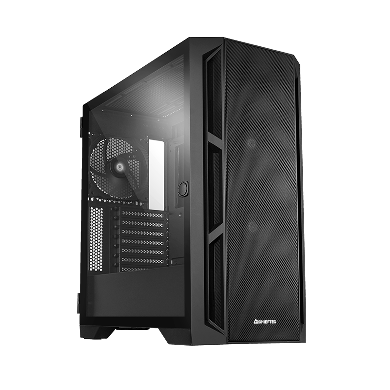 Chieftec apex air | usb3. 2 gen2 | atx | črno | računalniško ohišje 1 Chieftec apex air usb3. 2 gen2 atx ohišje, črno komponentko