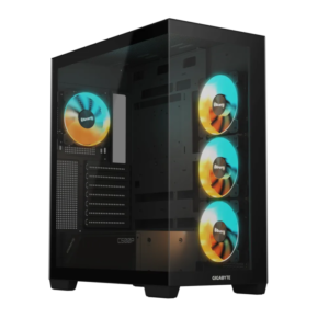 GIGABYTE C500 Panoramic Stealth GB-C500P ST | ATX Mid Tower | Panoramsko Kaljeno Steklo | 4X ARGB Ventilatorji | Računalniško Ohišje