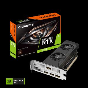GIGABYTE RTX 3050 OC Low Profile 6G | GDDR6 | 2xHDMI 2xDisplayport | Gaming Grafična Kartica