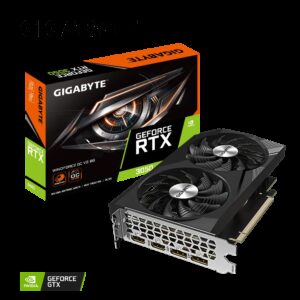 GIGABYTE GeForce RTX 3050 WINDFORCE OC V2 | 8G | GDDR6 | PCI-E 4.0 | HDMI Displayport DVI-D | Dobra Grafična Kartica