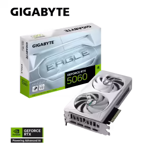 GIGABYTE GeForce RTX 5060 EAGLE OC ICE 8GB | GDDR7 | PCI-E 5.0 | Grafična Kartica