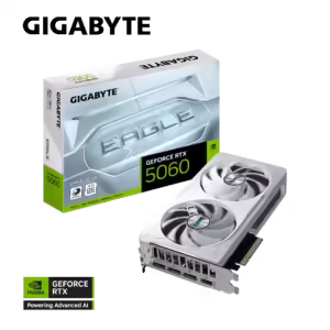 GIGABYTE GeForce RTX 5060 EAGLE OC ICE 8GB | GDDR7 | PCI-E 5.0 | Grafična Kartica