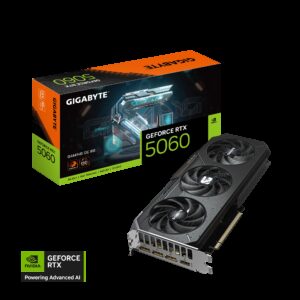 GIGABYTE GeForce RTX 5060 Gaming OC 8GB | GDDR7 | PCI-E 5.0 | Grafična Kartica