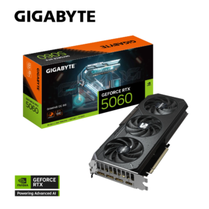 GIGABYTE GeForce RTX 5060 Gaming OC 8GB | GDDR7 | PCI-E 5.0 | Grafična Kartica