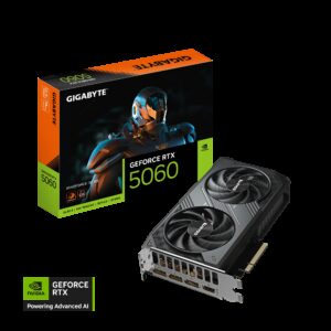 GIGABYTE Windforce GeForce RTX 5060 OC 8GB | GDDR7 | PCI-E 5.0 | Grafična Kartica