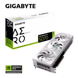 GIGABYTE RTX 5070 AERO OC 12GB | GDDR7 | PCI-E 5.0 | Gaming Grafična Kartica