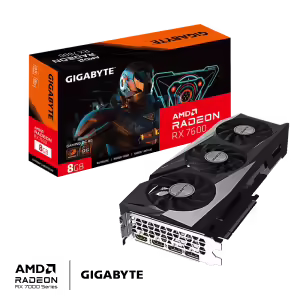 GIGABYTE Radeon RX 7600 GAMING OC | 8G | GDDR6 | PCI-E 4.0 | Odlična Grafična Kartica