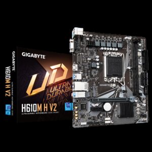 GIGABYTE H610M H V2 | DDR5 | SATA3 | HDMI USB3.2Gen1 | LGA1700 | mATX | Matična Plošča