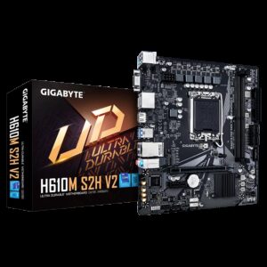 GIGABYTE H610M S2H V2 | LGA1700 | mATX | DDR5 | SATA3 | Displayport USB3.2 | Matična Plošča