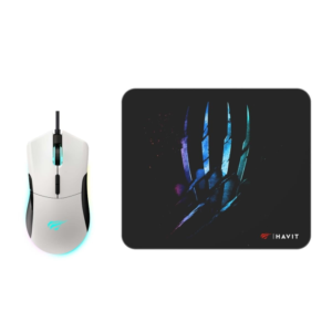 HAVIT Gamenote MS1037CM | RGB 7200 DPI Žična Gaming Miška In Podloga | Gaming Komplet
