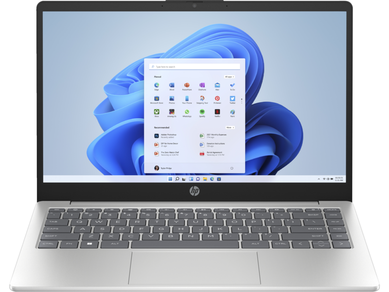 Prenosnik hp 14-em0002ne | 8 gb ddr5 / amd ryzen™ 5 / ram 8 gb / ssd disk / 14,0″ fhd komponentko