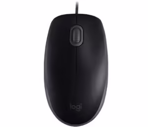 Miška Logitech B110 Silent | Črna | Tiha Miška