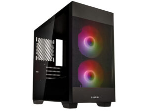 Lian Li LANCOOL 205M Mesh | Računalniško ohišje | Micro-ATX | Kaljeno steklo | Črne barve