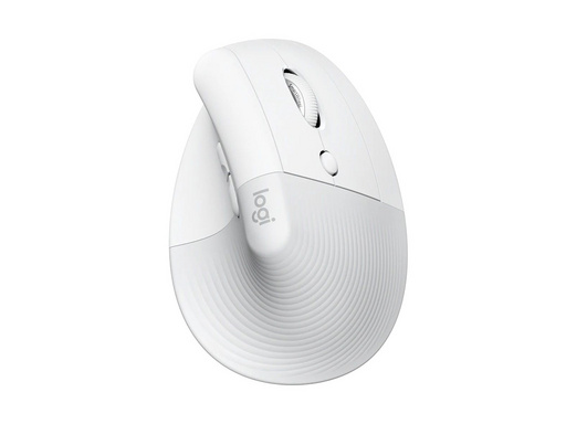 Miška logitech lift vertical ergonomic | brezžična | grafitna | bela | miška za udobno poslovno delo 1 Miška logitech lift vertical ergonomic, bela komponentko