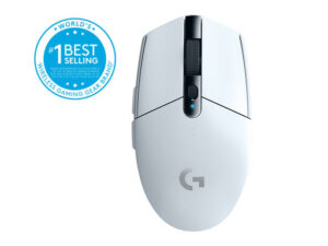 Logitech G G305 LIGHTSPEED | Brezžična | Bela | Gaming Miška