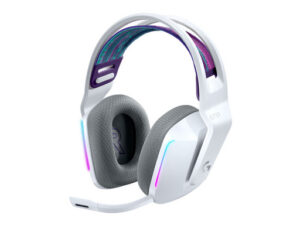 Logitech G733 LIGHTSPEED Gaming Headset | Bele | RGB | Brezžične slušalke