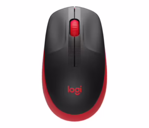 Miška Logitech M190 | Brezžična | Rdeča | Miška za Levičarje in Desničarje