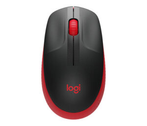 Miška Logitech M190 | Brezžična | Rdeča | Miška za Levičarje in Desničarje