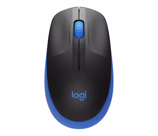 Miška logitech m190 | brezžična | modra | miška za levičarje in desničarje 1 Miška logitech m190 wireless, modra komponentko
