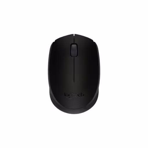 Miška logitech b170 | brezžična | črna | miška za desničarje in levičarje 1 Miška logitech b170 wireless, črna komponentko