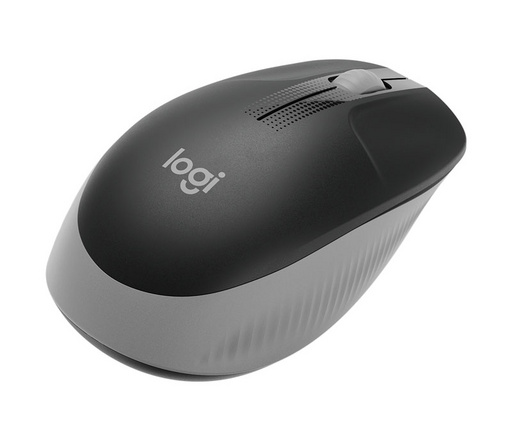 Miška logitech m190 | brezžična | siva | miška za levičarje in desničarje 1 Miška logitech m190 wireless, siva komponentko