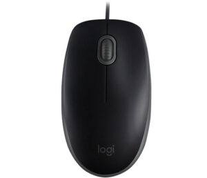 Miška Logitech B110 Silent | Črna | Tiha Miška