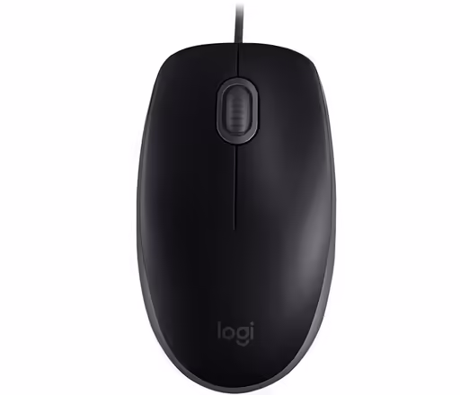 Miška logitech b110 silent | črna | tiha miška 1 Miška logitech b110 silent, črna komponentko