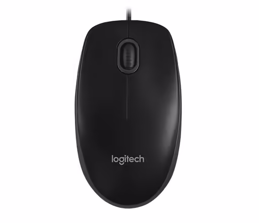 Miška logitech oem b100 | črna | optična miška 1 Miška logitech oem b100 optical mouse, črna, usb komponentko