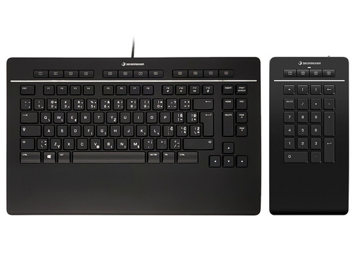 Tipkovnica 3dconnexion keyboard pro with numpad | usb | slo g. | črna | tipkovnica 1 Tipkovnica 3dconnexion keyboard pro with numpad, usb, slo g. Komponentko