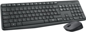 Tipkovnica in Miška Logitech Wireless Combo MK235 | US | Črna | Pisarniška Tipkovnica in Miška