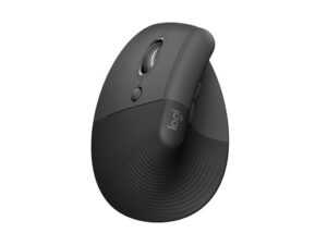 Miška Logitech Lift LEFT Vertical Ergonomic | Brezžična | Grafitna | Črna | Miška za Udobno Poslovno Delo z Levo Roko