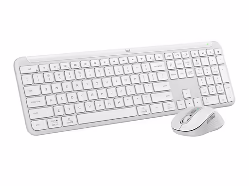 Tipkovnica in miška logitech signature slim combo mk950 | bela | slo g. | komplet s tipkovnico in miško 1 Tipkovnica in miška logitech signature slim combo mk950, bela, slo g. Komponentko