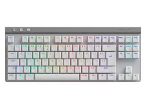 Tipkovnica Logitech G515 LIGHTSPEED TKL Wireless | Brezžična | Bela | SLO g. | RGB Gaming Tipkovnica