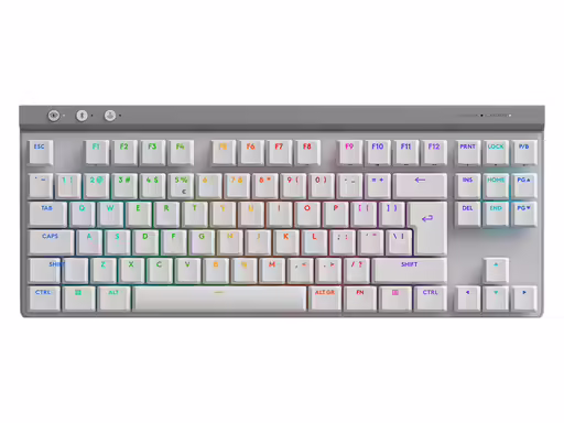 Tipkovnica logitech g515 lightspeed tkl wireless | brezžična | bela | slo g. | rgb gaming tipkovnica 1 Tipkovnica logitech g515 lightspeed tkl wireless, bela, slo g. Komponentko