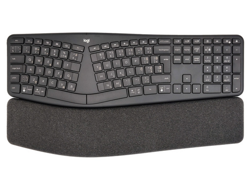 Tipkovnica logitech ergo k860 | brezžična | grafitna | slo g. | ergonomska tipkovnica 1 Tipkovnica logitech ergo k860, grafitna barva, slo g. Komponentko