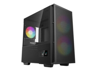 DeepCool CH360 Digital | Micro-ATX | ARGB | LCD | Kaljeno Steklo | Črno | Računalniško Ohišje