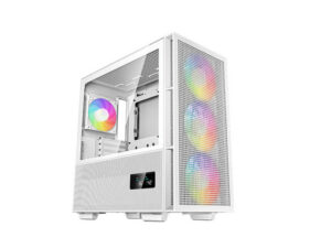 DeepCool CH560 Digital WH | E-ATX | ARGB | LCD | Kaljeno Steklo | Belo | Računalniško Ohišje