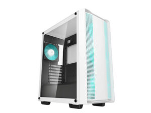 DeepCool CC560 WH V2 | ATX | LED | Kaljeno Steklo | Belo | Računalniško Ohišje