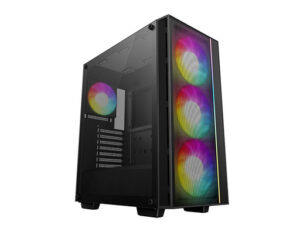 DeepCool MATREXX 55 MESH V4 C | ATX | ARGB | Kaljeno Steklo | Črno | Računalniško Ohišje