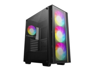 DeepCool MATREXX 55 V4 C | ATX | ARGB | Kaljeno Steklo | Črno | Računalniško Ohišje