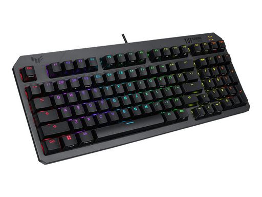 Asus tuf gaming k3 gen ii | red linear optical | črna rgb | usb | us slo g. | gaming tipkovnica 1 Tipkovnica asus tuf gaming k3 gen ii, red linear optical, rgb, usb, us slo g. Komponetnko