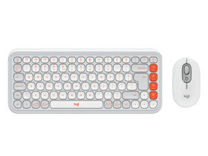 Logitech POP Icon Combo | Bluetooth | Bela | SLO g. | Tipkovnica in Miška