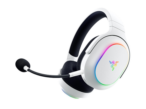Razer barracuda x chroma | brezžične | bela argb | gaming slušalke 1 Slušalke razer barracuda x chroma wireless, bele komponentko