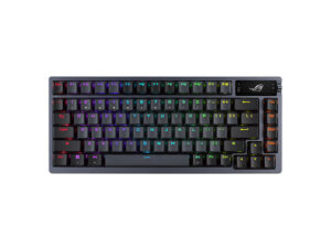 ASUS ROG Azoth Wireless | ROG NX Red | PBT | OLED | Črna RGB | USB | ANG g. | Gaming Tipkovnica