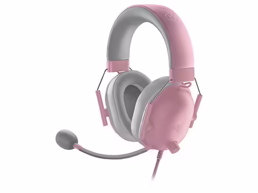 Razer blackshark v2 x quartz | roza | gaming slušalke 1 Slušalke razer blackshark v2 x quartz komponentko