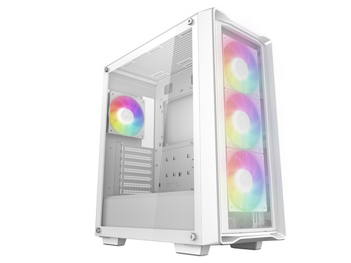 Deepcool cc560 mesh v2 | atx | kaljeno steklo | bela argb | računalniško ohišje 1 Računalniško ohišje deepcool cc560 mesh v2, atx, midi-tower, argb, kaljeno steklo, belo komponentko